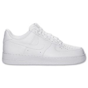 White Nike Air Force Ones